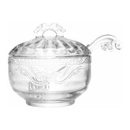Meleira 12x11,5cm De Cristal Ecológico Com Pegador Acrílico Imperial